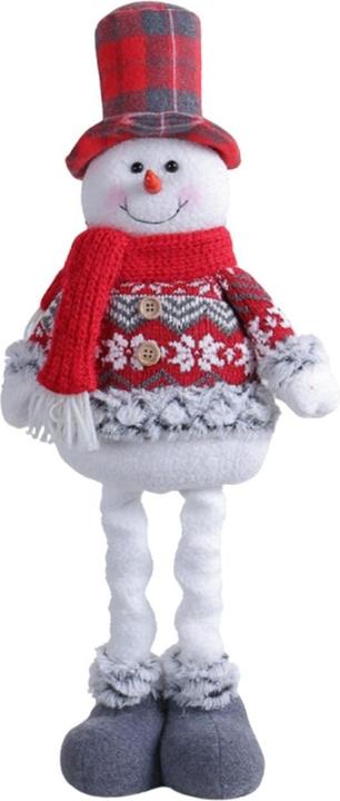 Hermex Schneemannfigur Deko-Schneemann Stehfigur Schneemann Dekofigur Winter
