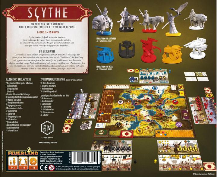 Image du produit Feuerland Terre de Feu Scythe (Allemand, 1 - 5 Joueur)
