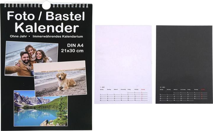 Foto-Malen-Basteln Kalender 2026, 21 x 30 cm