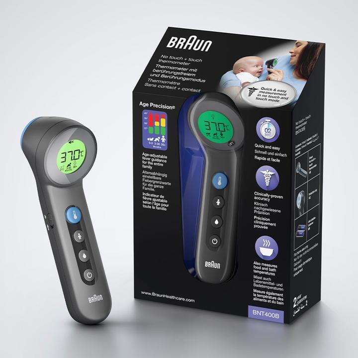 Actual product image Braun BNT 400B No Touch (Forehead, Non-contact)