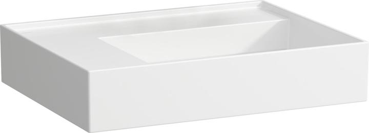 Laufen Washbasin KARTELL 600x460mm draining r. o ÜL o tap hole white (460 mm, 600 mm)