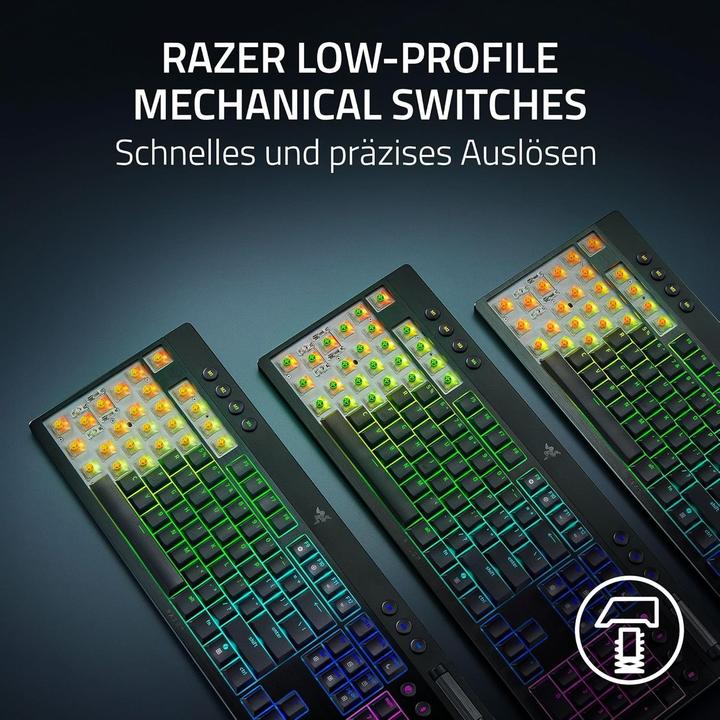 Produktbild Razer BlackWidow V4 Low-profile HyperSpeed (USA, Kabellos)
