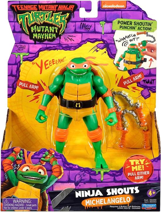 Wabeco Teenage Mutant Ninja Turtle - Ninja Shouts Michelangelo - Spielfigur
