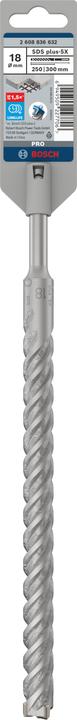 Actual product image Bosch Zubehör PRO SDS plus-5X hammer drill bit, 18 x 250 x 300 mm (18 millimetres)