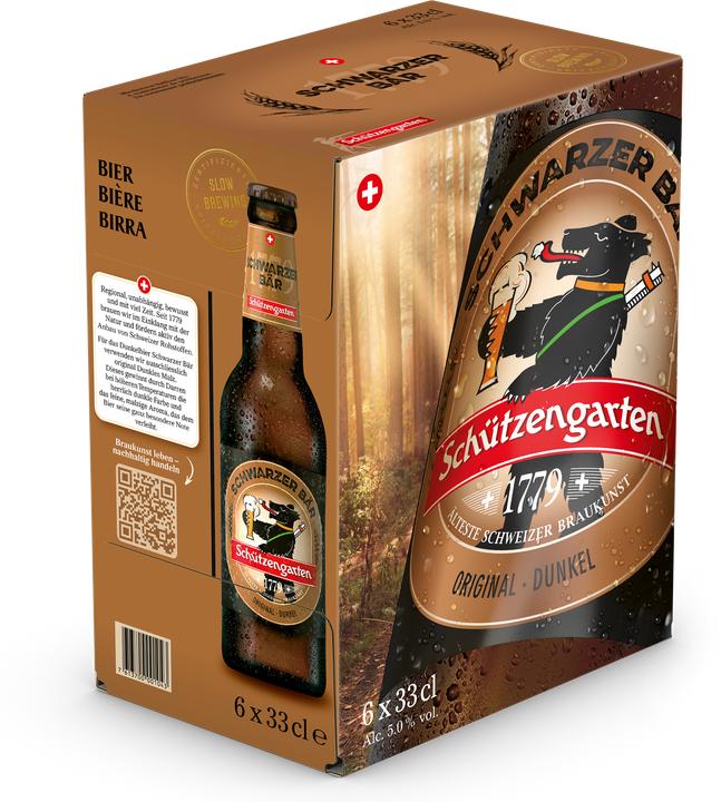 Produktbild Schützengarten Schwarzer Bär (6 x 33 cl)