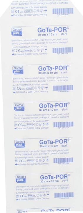 Gothaplast GoTa-POR wound plaster sterile 300mmx100mm, 1 pc PFL (1 x)
