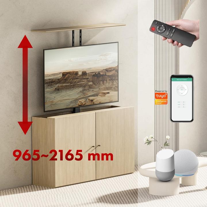 Produktbild Maclean Supporto TV Elettrico per Soffitto e Pavimento (60 kg, 43" - 88")