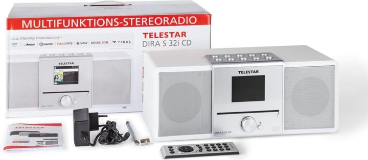 Produktbild Telestar DIRA S 32i CD (Internetradio, DAB+, FM, Bluetooth, WLAN)