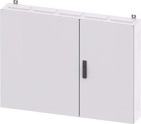 Actual product image Siemens ALPHA 400, wall-mounted enclosure, IP44, protection class 2, H: 950 mm, W: 1300 mm, D: 210 mm