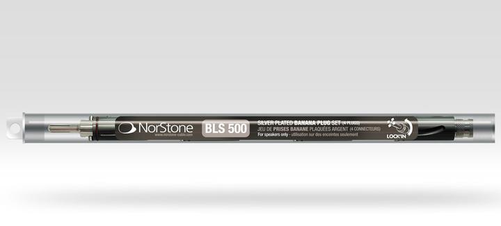 Actual product image NorStone BLS 500 Banana connection cable Anthracite (1 pair)
