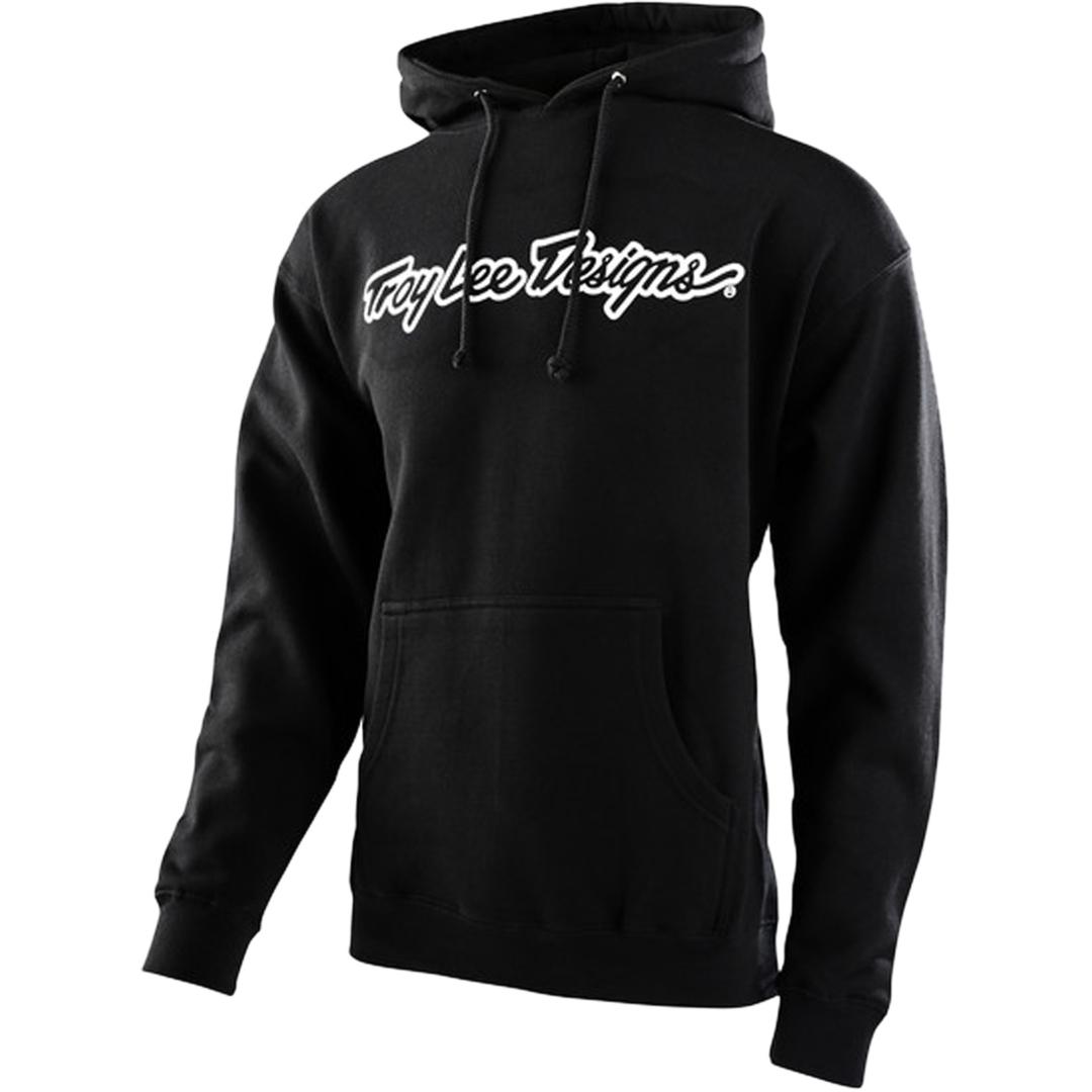 Troy Lee Designs, Herren, Pullover, Signature, Schwarz, (M)