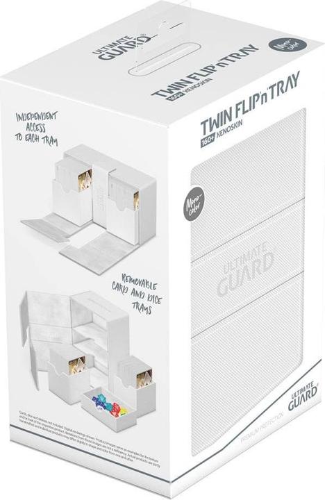 Produktbild Ultimate Guard Twin Flip'n'Tray 160+ XenoSkin Monocolor Blanc
