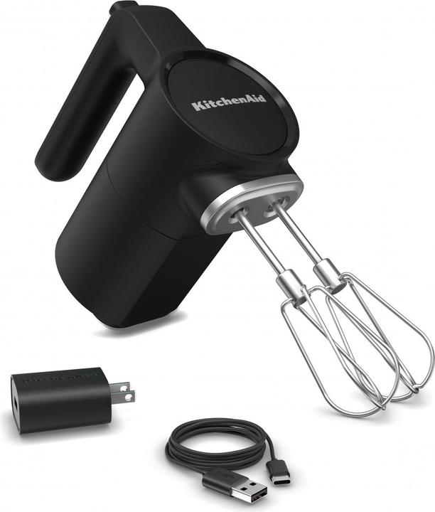 Produktbild KitchenAid 5KHMR700BM Go Cordless Handrührer (ohne Akku) Matt Schwarz