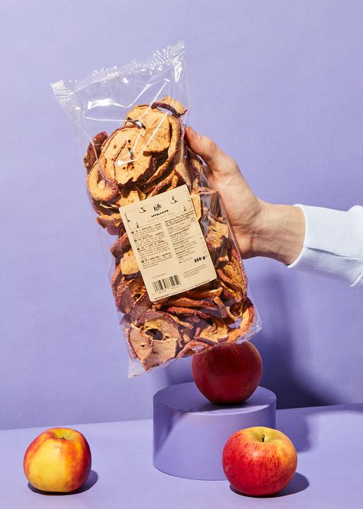 Actual product image KoRo Dried apple crisps, "Elstar" variety (250 g)