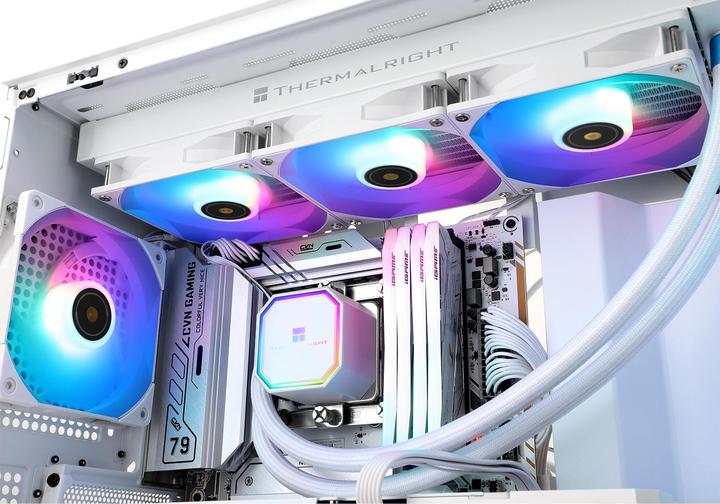 Actual product image Thermalright Frozen Prism 360 ARGB - White - CPU water cooling - Max 27 dBA