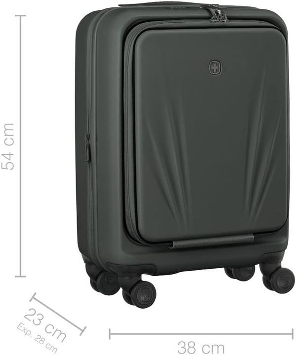 Actual product image Wenger Legacy HS Expandable Hardcase with TSA Lock, USB Ports, and Laptop Compartment