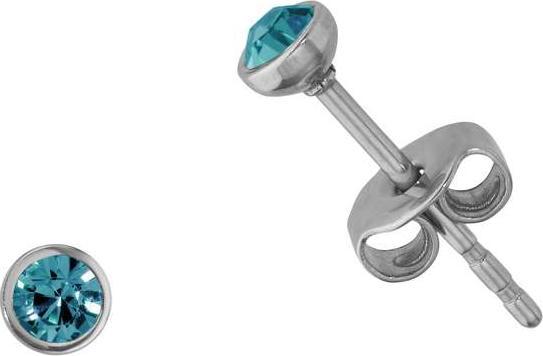 Image du produit Bijouteria Clous d'oreille (Acier inoxydable, PVC, Cristallin)