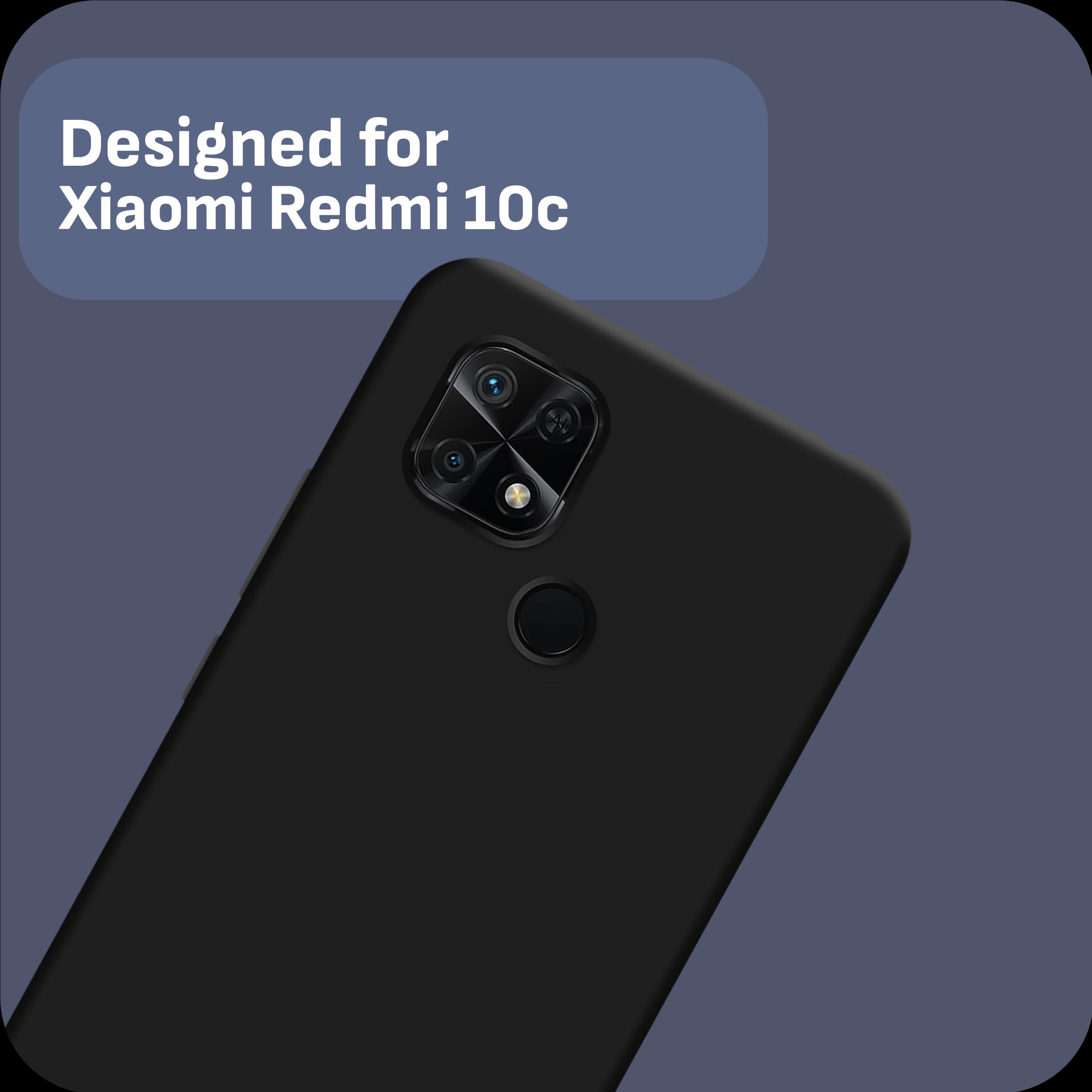 Thumbnail - Cazy Silikon Hülle Kompatibel mit Xiaomi Redmi 10c - Soft TPU Schutz - (Xiaomi Redmi 10C), Smartphone Hülle, Schwarz