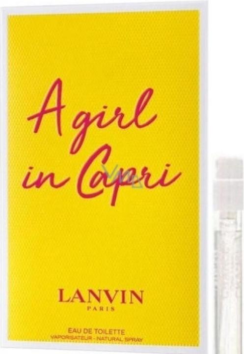 Actual product image Lanvin A Girl In Capri Eau De Toilette For Women - 2 Ml Vial (Eau de toilette, 2 ml)