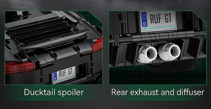 Image du produit Cada RUF GT 1:10 schwarz Bricks