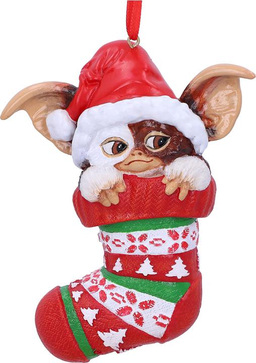 Nemesis Now Gremlins Gizmo in Stocking Hanging Ornament 12cm