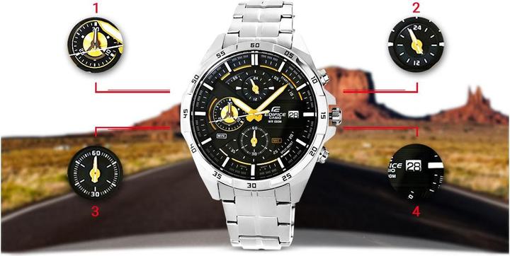 Produktbild Casio Edifice Mod. EFR-556D-1AVUEF (Sportuhr, 46 mm)