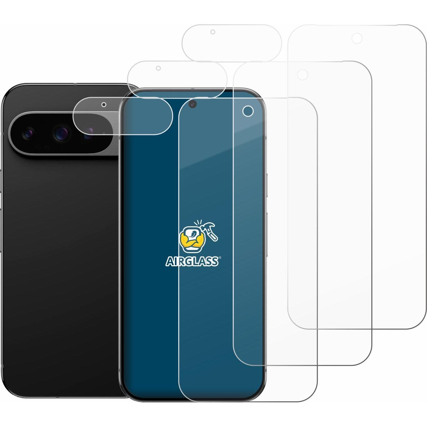 Thumbnail - BROTECT Schutzglas Schutzfolie Glas Folie Displayschutz klar (3 Stück, Google Pixel 9 Pro), Smartphone Schutzfolie, Tran...