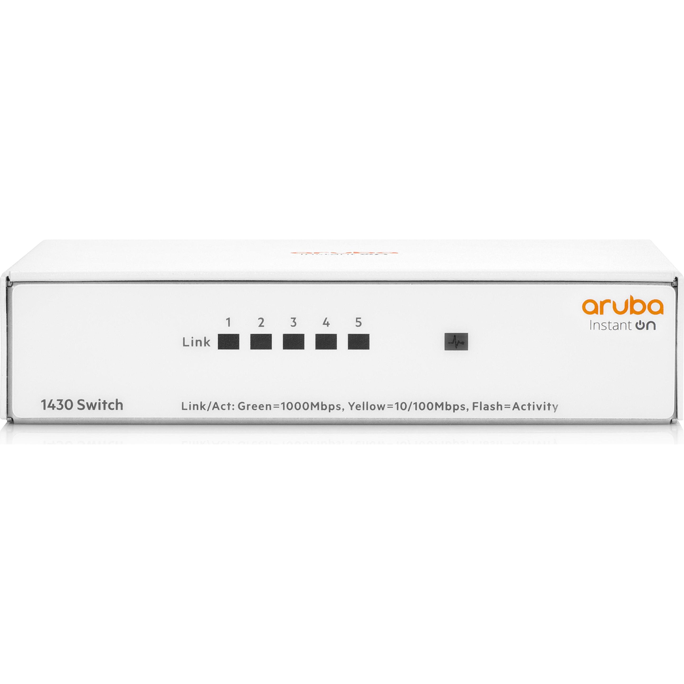 Aruba Instant On 1430 (5 porte), Switch di rete, Bianco