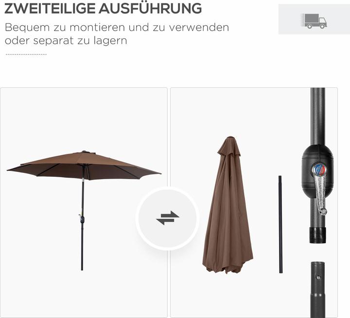 Produktbild Outsunny Knickschirm (3 m)