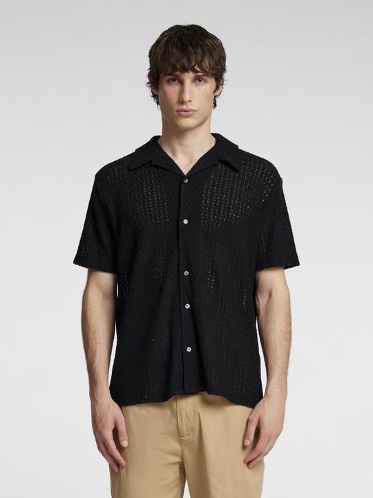 Produktbild Selected Jacquard Strick Kurzarmhemd (S)