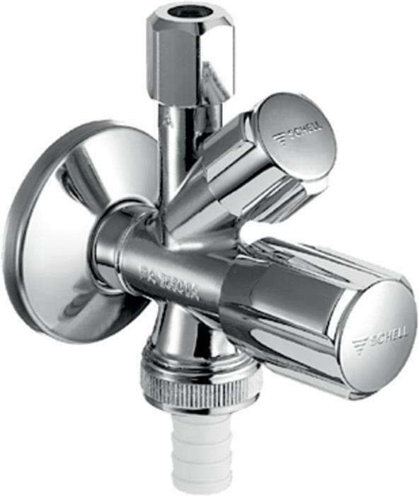 Produktbild Schell 35450699 1/2" Kombi-Eckventil - Verchromt