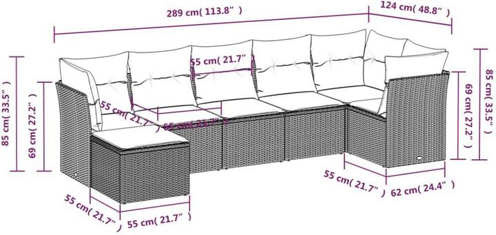 Produktbild vidaXL Kinsley
