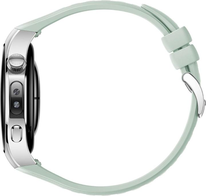 Actual product image Huawei Smart watches Watch 5 (42mm), Fluorelastomer Light Green strap, Metal body, Soc-L19F (42 mm, 4G)