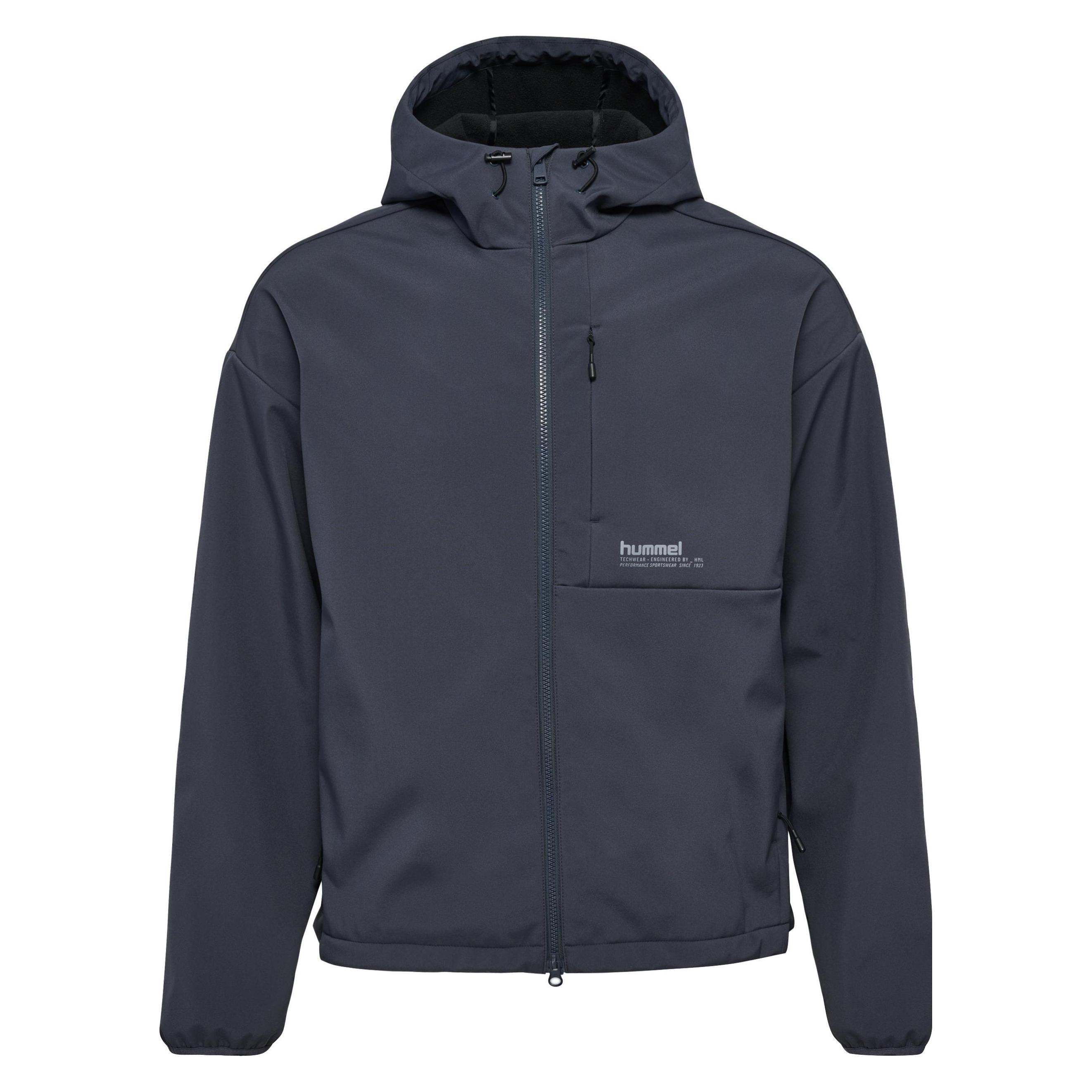 Hummel, Unisex, Outdoorjacken, Hmlloose Softshell Jacket (Xl), Schwarz, Grau, Xl