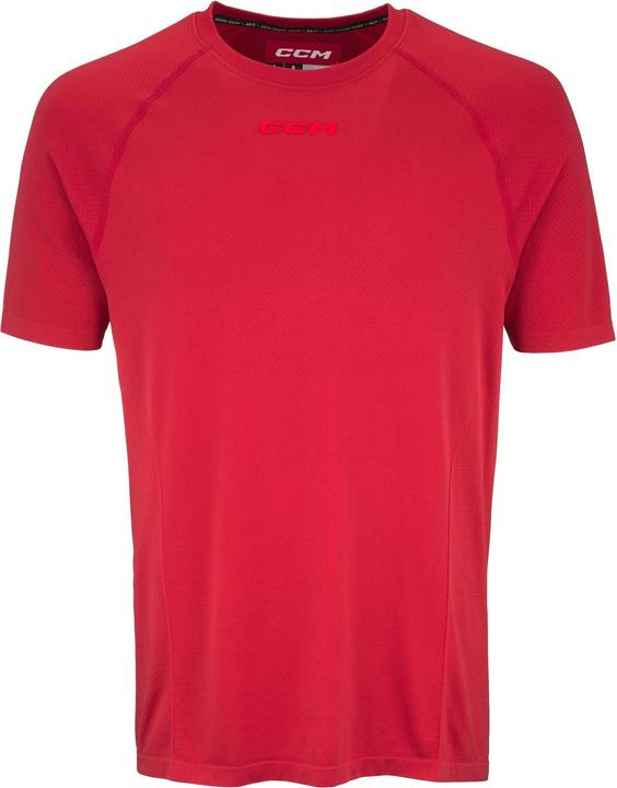 Immagine prodotto CCM TSS3TA Herren Kurzarm-Trainingsshirt, Rot, M (M)