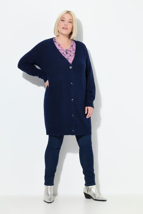 Actual product image Ulla Popken Oversized Knit Cardigan (60)