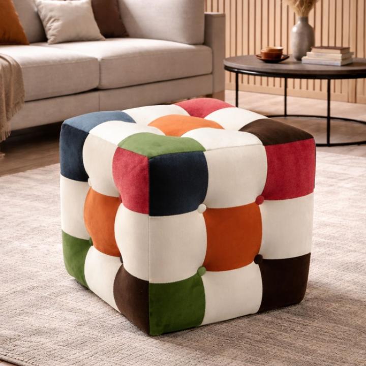 Produktbild Atelier del Sofa Patchwork Pouffe