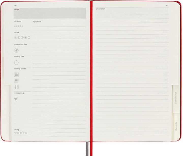 Immagine prodotto Moleskine Passion Journal (A5, Rigatura speciale, Copertina rigida)
