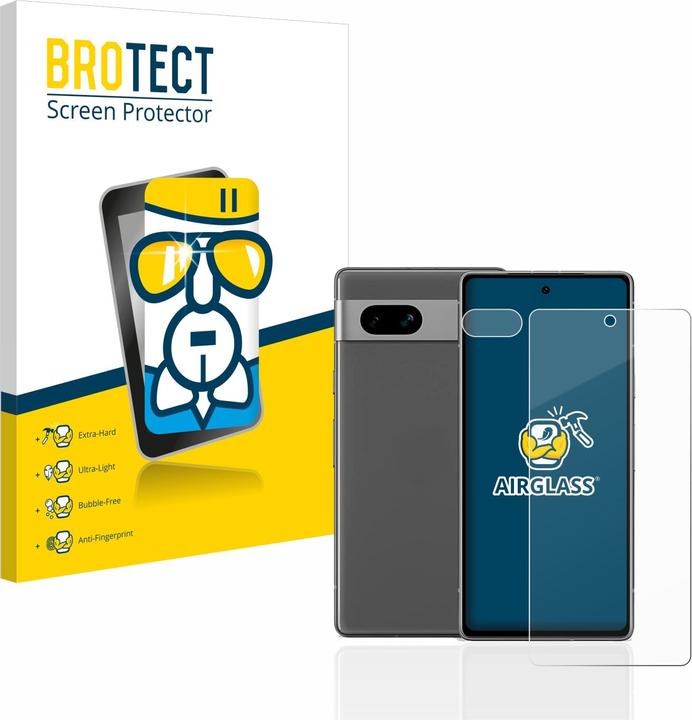 Produktbild BROTECT AirGlass Panzerglasfolie (1 Stk., Google Pixel 7a)