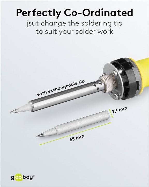 Actual product image Goobay Spare soldering iron for EP5 soldering station