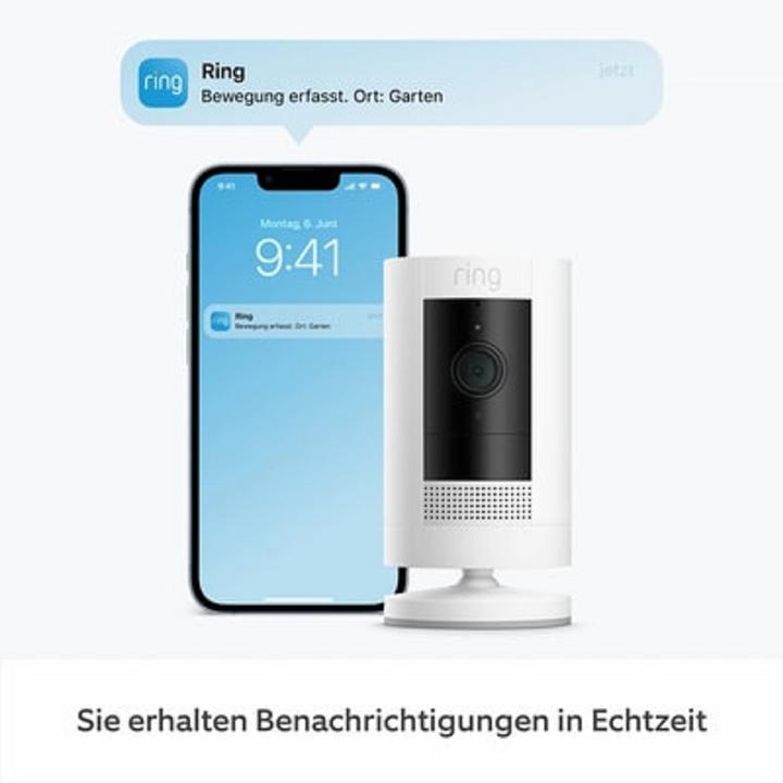 Produktbild Ring Stick Up Cam Battery (3. Gen) - Weiss (1920 x 1080 Pixels)