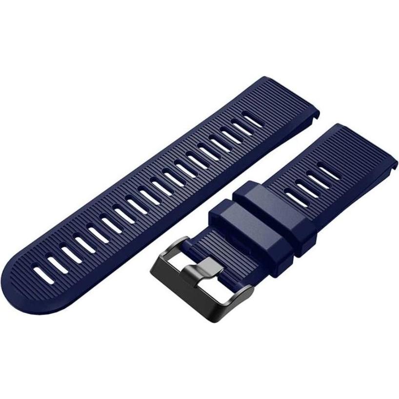 Strap-it Silikonarmband (26 mm, Silikon, fenix 5X, 6x), Uhrenarmband, Blau