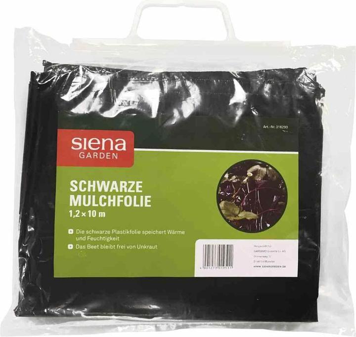 Siena Garden Mulchfolie 1,2x10m schwarz