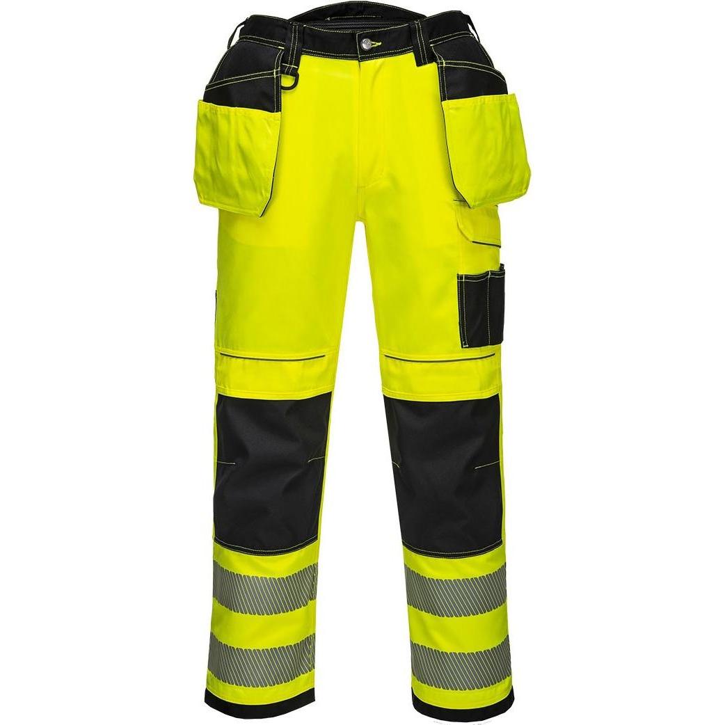 RS PRO, Pantaloni da lavoro, HI VIS HOLSTER TROUSERS YEL 32 Knee Pads (S)