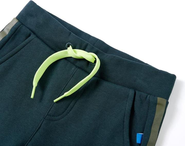 Produktbild vidaXL Kinder-Trainingshose mit Kordelzug Moosgrün 116,Farbe (116)