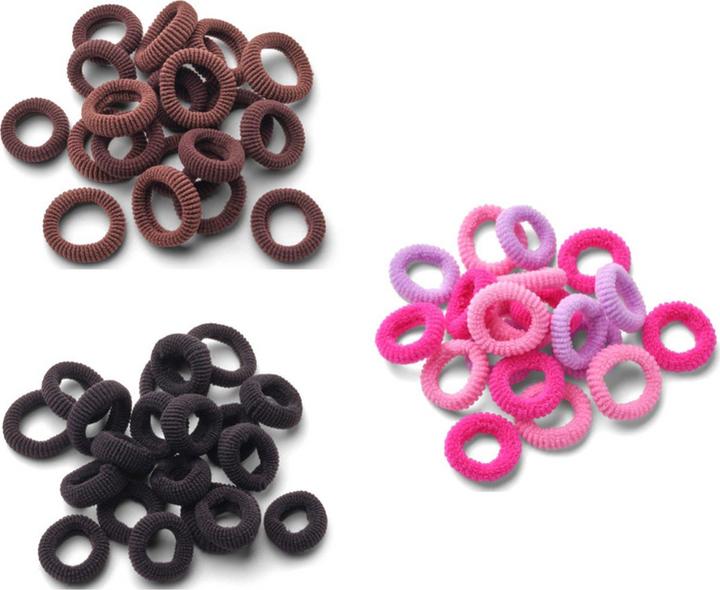 Immagine prodotto Trisa Elastici per capelli Frottée per bambini 20 mm marrone 20 pezzi. (Elastico per capelli)