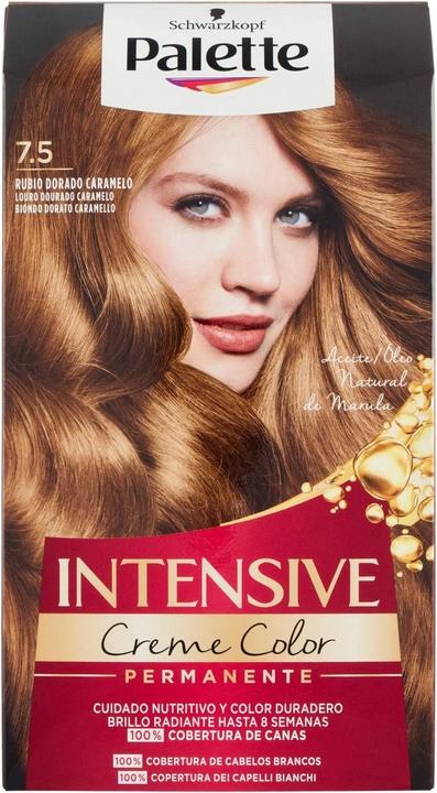 7.5 caramel gold blonde