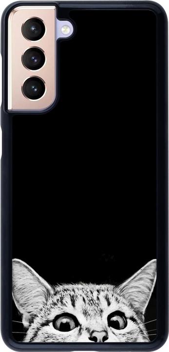 Actual product image PhoneLook Coque Cat Looking Up Black (Samsung Galaxy S21 5G)