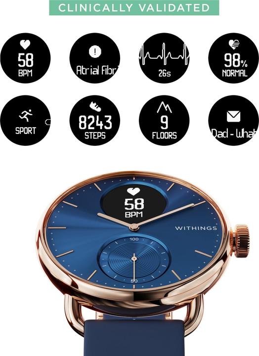Produktbild Withings ScanWatch (38 mm, 4G)