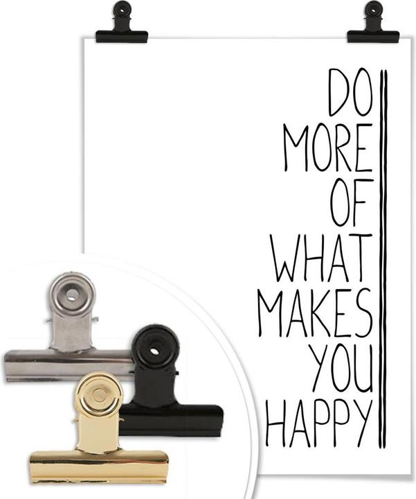 Image du produit Trenddeko Faites plus de ce qui vous rend heureux (24 x 30 cm)
